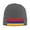 Deep Heather, variant on Armenian Flag Winter Beanie Hats for Men Women Warm Cozy Knitted Cuffed Skull Cap Navy Blue