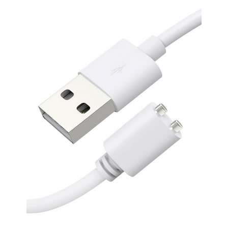 BICMICE 2.7' USB to Magnetic DC Charger Cable, White, Charging Compatibility Durability