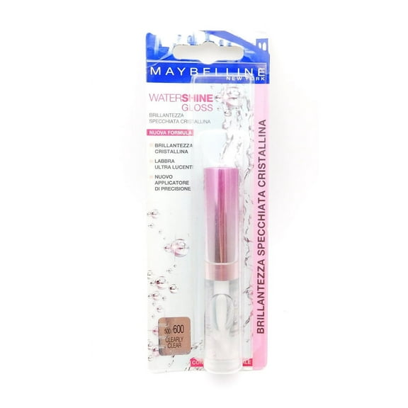 Maybelline New York WaterShine Gloss 600 Clearly Clear 5 mL.