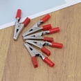 thumbnail image 4 of 20 Pcs Clips pour Alligator Double Extrémité Mini Clips de Test (Noir+rouge), 4 of 9