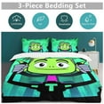 thumbnail image 5 of Teen Titans Go 3-Piece Bedding Set Warm And Comfortable Soft Duvet Cover Bed Set with 1 Duvet Cover And 2 Pillowcases for Bedroom, 5 of 7