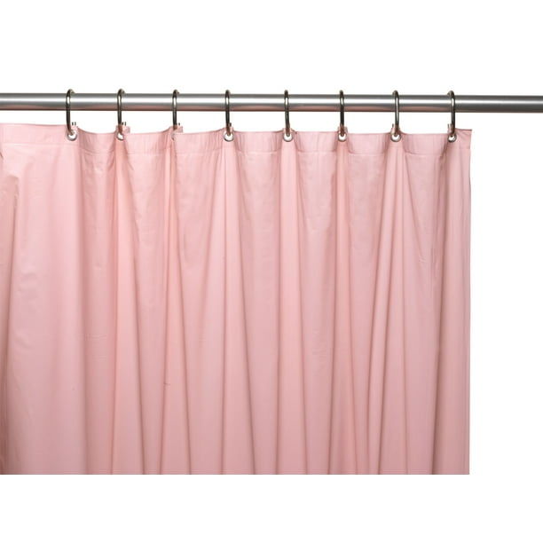 Extra Heavy Vinyl Shower Curtain Liner, How To Get Pink Water Stains Out Of Shower Curtain