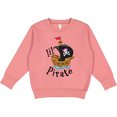 thumbnail image 2 of Inktastic Lil' Pirate Pirate Ship, Pink Bandana Toddler Sweatshirt, 2 of 4