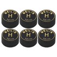 thumbnail image 1 of 6pcs Professional Multi-Layer Pool Cue Tips Replacement for Billiard and Snooker Cues 14mm H, 1 of 4