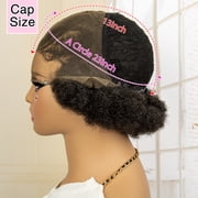 10 Inches Short Synthetic Kinky Curly Braided Wigs for Women 13x6 Lace Frontal Synthetic Cornrow Braiding Wig with Baby Hair