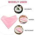 thumbnail image 3 of BESTYASH 5Pcs Pink Napkin Prevent Spills And Stains For Parties, 3 of 8
