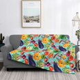 thumbnail image 5 of KLL Vegetable (2) Print Fleece Throw Blanket, Horizontal Fleece Bedding Cute Soft Blankets Comfy Fleece Flannel Plush Home Decor for Couch & Bed -50"x40", 5 of 9