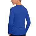 thumbnail image 7 of OGLCCG Boys Athletic Shirts Kids UPF 50+ Long Sleeve Sun Protection Quick Dry Shirts Summer Sport Tennis Tees 5-14 Years, 7 of 7