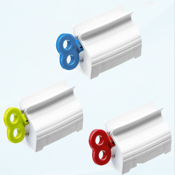 3PCS Toothpaste Squeezer Rolling Tube Squeezer Premium Material Convenient for Adults and Children Toothpaste Bathroom Use
