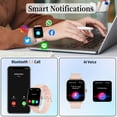 thumbnail image 2 of 1.83" Smart Watch for Women Men, Make/Answer Calls with Fitness and Wellness Tracking 100+ Sports Modes Step Calorie Counter IP67 Waterproof for Android and iPhone, 2 of 6