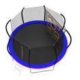 thumbnail image 4 of Yoneston 12FT 14FT Outdoor Trampoline with Target Cloth for Kids, Upgraded Round Trampoline with Enclosure & Ladder, 330Lbs Weight Capacity, Red, 4 of 7