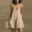 Khaki, variant on Purcolt Womens Short Overalls Lightweight Casual Cotton Square Neck Double Spaghetti Strap Wide Leg Baggy Jumpsuit Comfort Loose Fit Rompers with Pockets