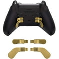 thumbnail image 3 of Prociv 17 in 1 Metal Thumbsticks for Xbox One Elite Series 2, Elite Series 2 Controller Accessory Parts, Gaming Accessory Replacement, Metal Mod 6 Swap Joystick, 4 Paddles, 2 D-Pads, 1 Tool (Gold), 3 of 8