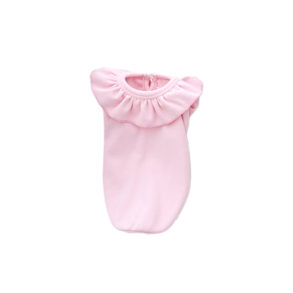 Pet Dress Comfy T-Shirt Ruffled Collar Summer Spring Clothes for Cats and Small Dogs