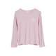 thumbnail image 1 of Camiseta de manga larga para niñas GAP acanalada en rosa puro 6-12 meses, 1 of 2