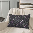 thumbnail image 5 of Sikiie Watercolor Wildflower 1 Print Plush Pillow Cover, Wrinkle-proof and Stain-resistant Pillow Protector without Pillow Core, Home Decoration-14"x20", 5 of 6