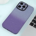 thumbnail image 2 of Funda de silicona con degradado de estrellas para iPhone 15 con película para lente, 2 of 5