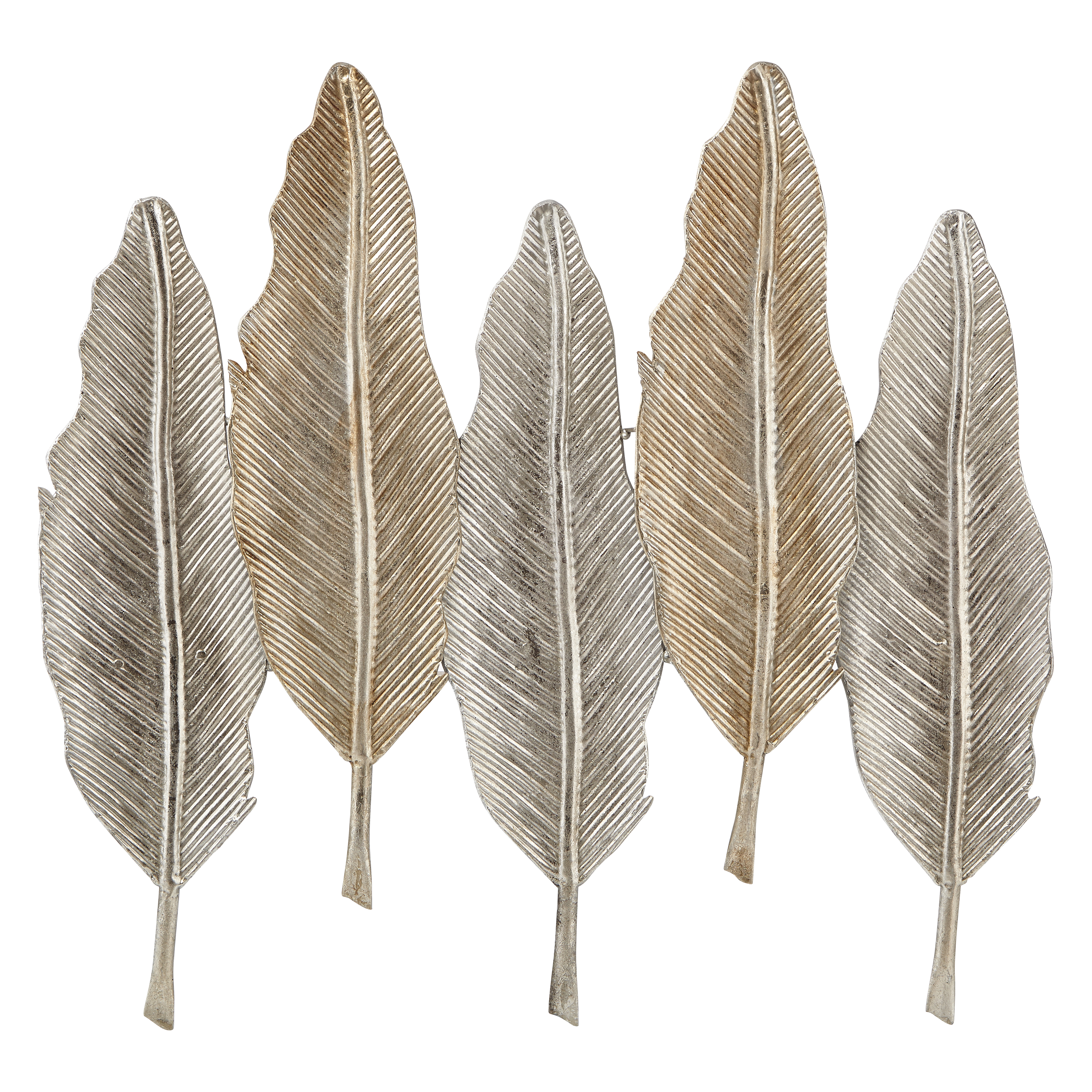 Riad Silver Leaves Wall Decor