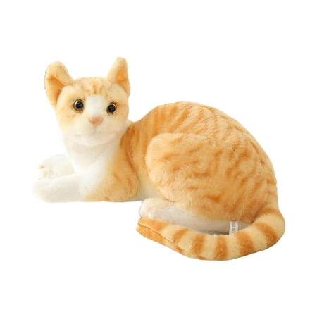 LeeQinersw Simulation Siamese Cats Animal Plush Padding Stuffed for Birthday Gift StyleA