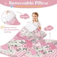 thumbnail image 3 of Pioneer Flower Floral Print Pattern Toddler Nap Mats for Kids Preschool,Sleeping Mat Bag or Kids,Toddler Sleeping Bag,Toddler Nap Mat or Daycare, 3 of 6