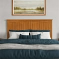 thumbnail image 3 of Pemberly Row Queen Coastal Solid Wood Panel Headboard in Light Toffee, 3 of 9