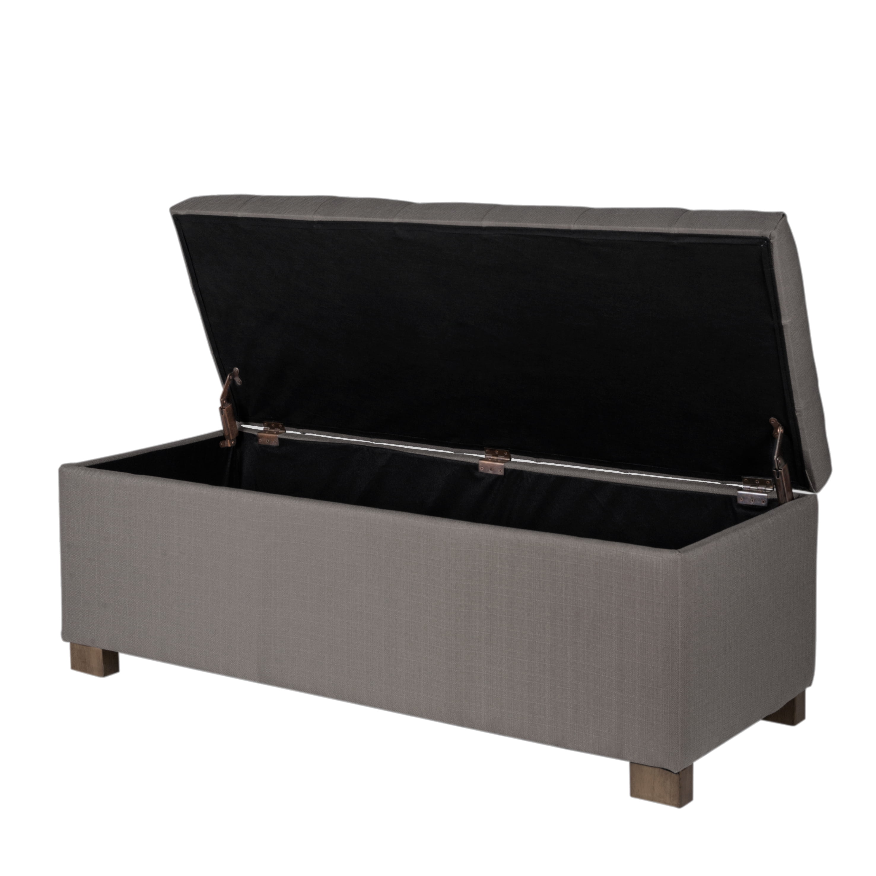 HomePop Large Tufted Storage Bench, Multiple Colors