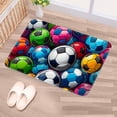 thumbnail image 5 of Football Polyester Non-Slip Machine Washable Door Mat - Ideal for Floor Rugs, Chair Mats, Chair Mat, 5 of 6