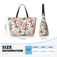 thumbnail image 4 of Easygdp Floral With Butterflies Bolsa de Viaje de Playa de Gran Capacidad, Bolsa Tote Perfecta para la Playa, Escapadas de Fin de Semana y Viajes, 4 of 7