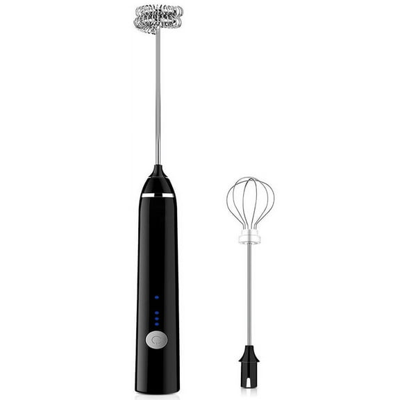 Electric Kitchen Foamer Whisk Mixer Stirrer Black