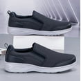 thumbnail image 2 of Men's Extra Wide Slip on Walking Shoes, Lightweight Anti-slip Breathable Casual Loafers for Standing All Day, 2 of 12