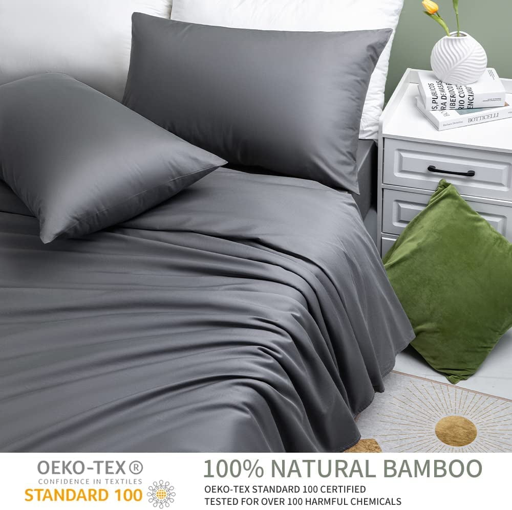 4 Piece Bamboo Bedding Sets - OEKO-TEX Standard 100 Certified