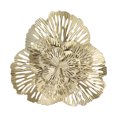 thumbnail image 2 of Metal Wall Decor Ginkgo Flower Wall Sculpture Metal Wall Decor Modern Stylish Triangular Ginkgo Flower Iron 3D Wall Sculpture for Living Room Bedroom Hall, 2 of 7