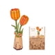 thumbnail image 1 of Puzzle 3D ROBOTIME Orange Tulip TW081, artesanía con flores de madera, 1 of 7