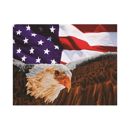 - Diamond Dotz Kit Advanced Bald Eagle & Flag