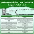 thumbnail image 4 of 16-Inch Chainsaw Chain Replacement for Olympyk 284 - D60 (16", 3/8", .050", 60 Drive Links), 4 of 8
