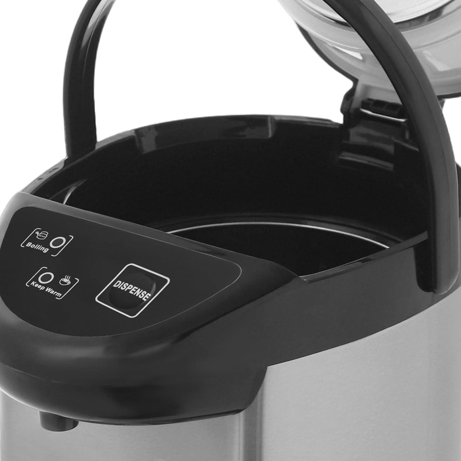 Electric Kettle,750W 135 oz/4.0 L 304 Stainless Steel Removable Water Tank Water Boiler & Warmer for Dining Rooms,Living Rooms,Kitchens (Black)