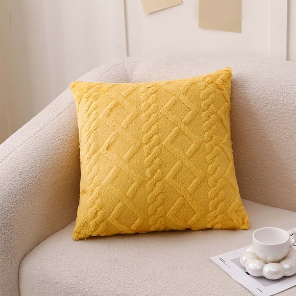 Staron Geometric Throw Pillow under $5! Decorative Cushion for Sofa Chair Yellow 18x18 inch