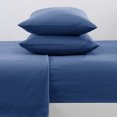thumbnail image 3 of Great Bay Home Cotton Solid Flannel Sheet Set  (Twin XL, Navy), 3 of 6