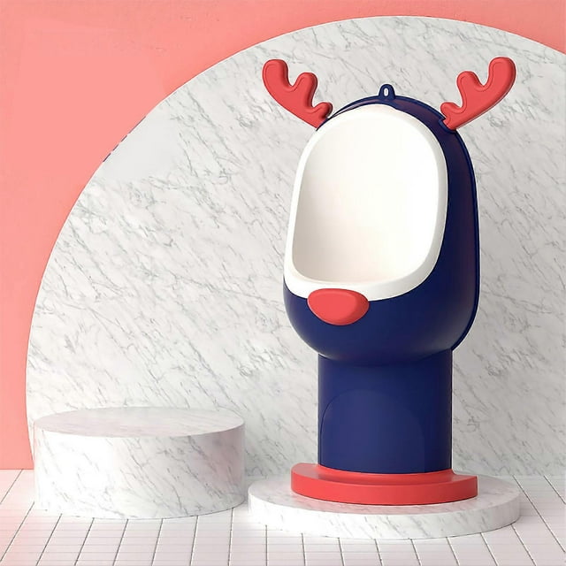 Baby Toilet Standing Wall Mounted Children Urinal Hanging Potty Training Urinal for Boy Blue