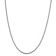 thumbnail image 5 of 14K White Gold 1.4mm Franco Chain 24 Inch, 5 of 6