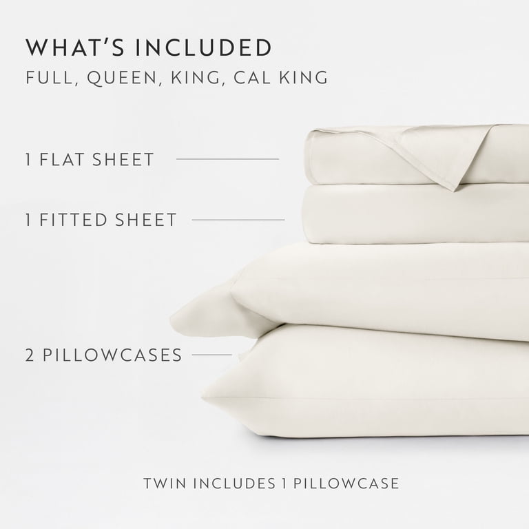 Noble Linens 4-Piece Rayon Bamboo Sheet Set, Queen photo 3
