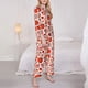 thumbnail image 3 of Balery Hand Drawn Tomatoes Conjunto de Pijama con Estampado para Mujer, Conjunto de Dos Piezas con Manga Larga, Ropa de Dormir Suave con Bolsillos, Pijamas Cómodos-Small, 3 of 7