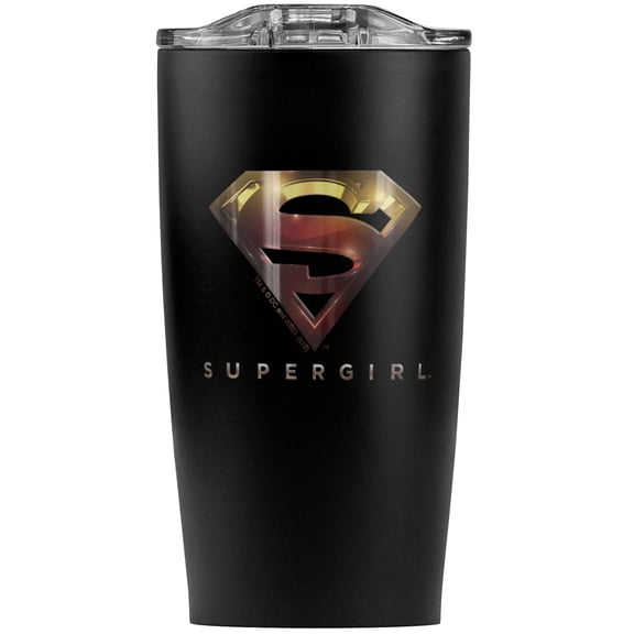 Supergirl: Tv Series Logo Classic Stainless Steel 20 oz Travel Tumbler, Vacuum Insulated & Double Wall with Leakproof Sliding Lid | Great for Coffee/Hot Drinks and Cold Beverages