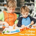 thumbnail image 6 of 17PCS Kids Cooking sets Real Cooking Montessori Kitchen Tools for Toddlers Kids Safe Knives for 2/3/4/5/6/7/8 Year Old, 6 of 6