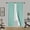 TEAL BLUE, variant on Teal Blue R64 1 panel solid lined foam backing blackout window curtain treatment drape rod pocket matte smooth fabric 37"wide x108"long