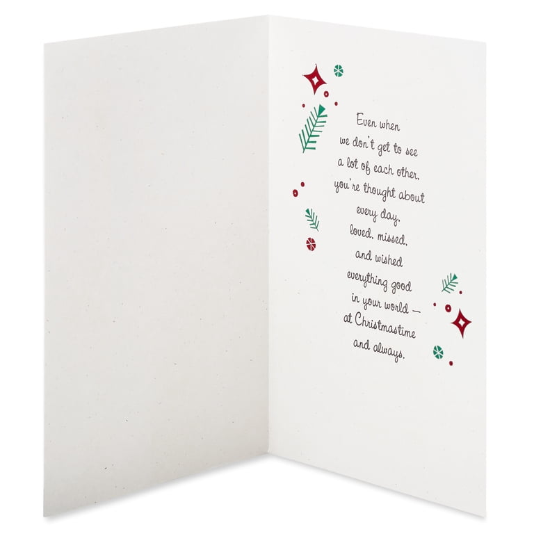 Modern Christmas Card Son & Daughter In Law - 9 X 6 Inches - Piccadilly