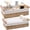 Beige, variant on Homaryx Storage Basket Wicker Baskets for Organizing Storage Bins for Counter Toilet Paper Storage Basket for Toilet Tank Top (Set of 2,Grey)