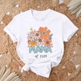 thumbnail image 7 of GaThRRgYP Mama Shirt,Mothers Day Gift,Trendy Mom T-Shirts,Women Mother's Day Gift Mom Flower Print Short Sleeve Round Neck T-shirt Pattern Top White L, 7 of 7