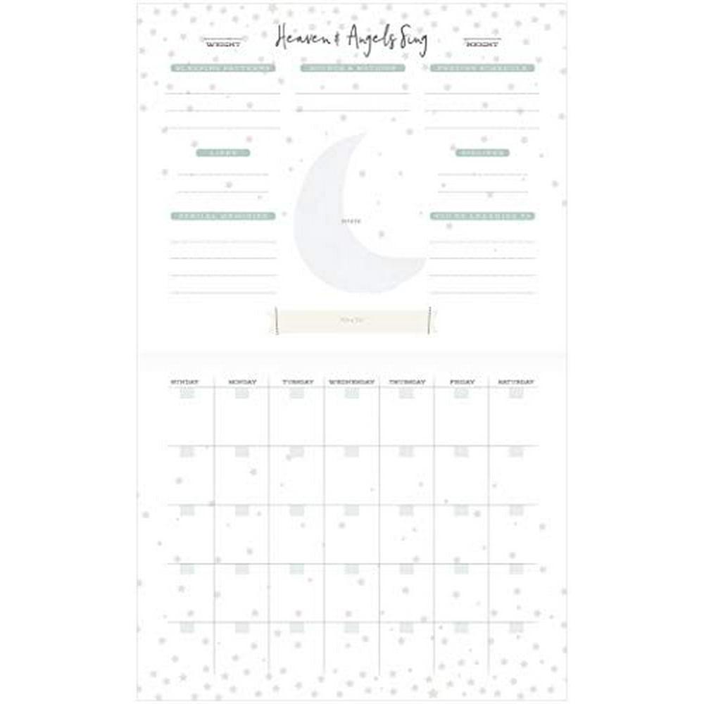C.R. Gibson Little Blessing Baby's First Year Calendar Memory Book, 11