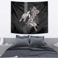 thumbnail image 2 of Hawaiian Turtle Love Couple Tapestry - Sweet Hibiscus and Kakau Pattern, 2 of 6